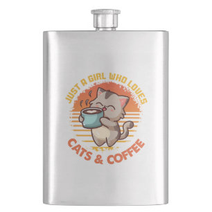 Cantil Apenas Uma Menina Que Ama Cats E Café