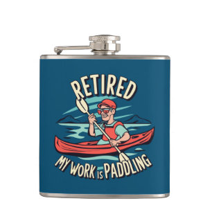 Cantil Aposentado Meu Trabalho É Remar O Kayak