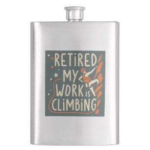 Cantil Aposentado Meu Trabalho Está Subindo