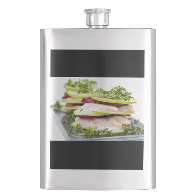 Cantil Apple and trout appetizer (Frente)