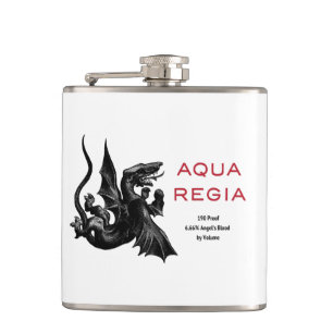 Cantil Aqua Regia Flask - White Background
