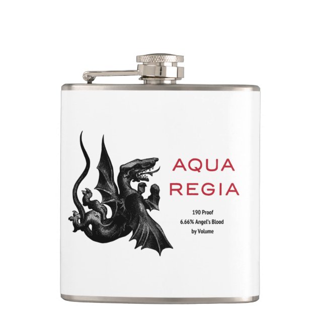 Cantil Aqua Regia Flask - White Background (Frente)