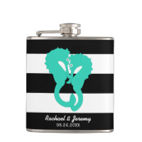 Aqua Seacavalo em Stripes Casal Personalizado