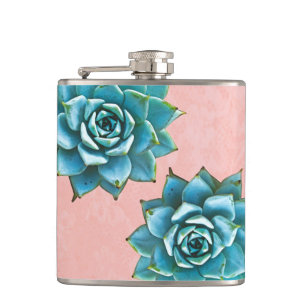 Cantil Aquarela Suculta no Lace Rosa