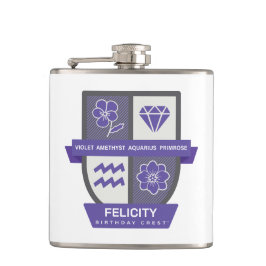 Cantil Aquarius Birthday Crest™ for February 1-18