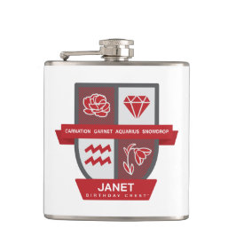 Cantil Aquarius Birthday Crest™ para 20-31 de Janeiro