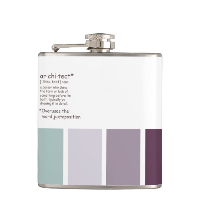 Cantil Architect Vinyl Wrapped Flask (Frente)