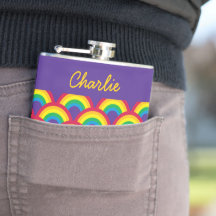 Arco-Íris Sereia Pequena Escala de Nome Personaliz