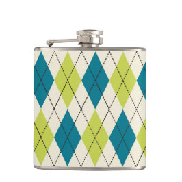 Cantil Argyle azul e verde