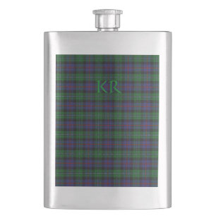 Cantil Argyll District Tartan com monograma / nome