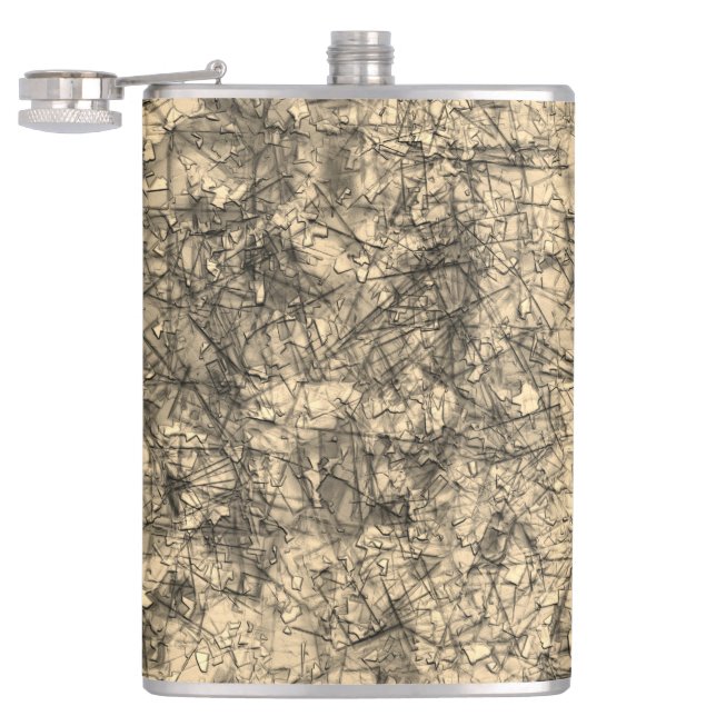 Cantil Arranhões em arranhões em um khaki ligeiramente vi (Aberto)