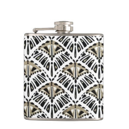 Cantil Art Deco Fan Design Flask