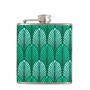 Cantil Art Deco Feather Standard, Turquoise e Aqua