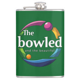 Cantil "Art in Motion: Circular Lawn Bowls Logo Bolsa,