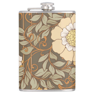 Cantil Art Nouveau: Vintage Floral Decorativa.