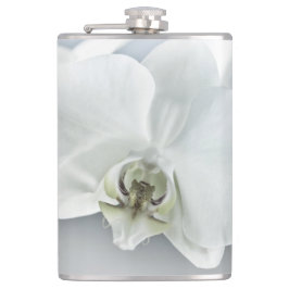 Cantil Arte Botânica de Orquídea Branca Elegante