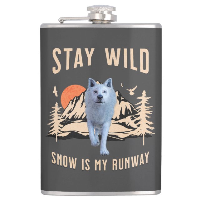 Cantil Arte de Lobo na Pista de Snow Après Ski (Frente)