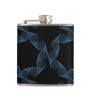 Cantil Arte de padrão geométrico azul, fofo, simples e el