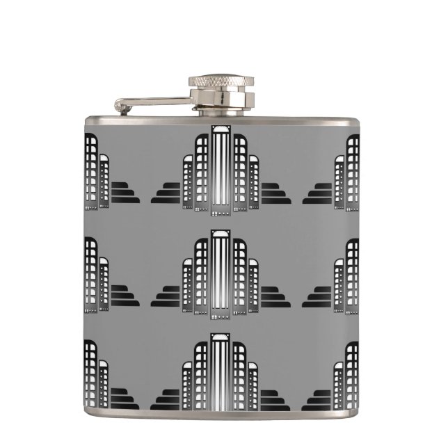 Cantil Arte Deco Architecture Flask (Frente)