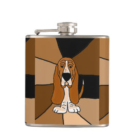 Cantil Arte engraçada do cão de Basset Hound