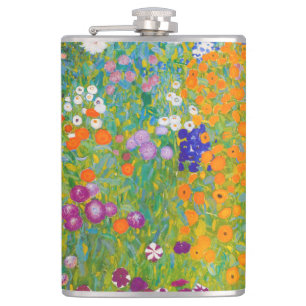 Cantil Arte Floral de Jardim de Campo de Gustav Klimt Vin