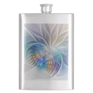 Cantil Arte Floral Fractal, Flor Abstrata Colorida