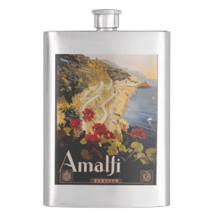 Cantil Arte Gráfico de Poster de Viagem Vintage Amalfi It