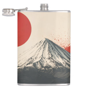 Cantil Arte Minimalista de Parede do Monte Damavand – Sol