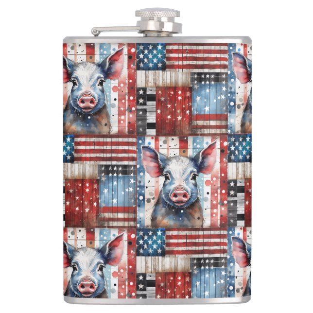 Cantil Arte popular da Fazenda de Suínos Americana (Frente)