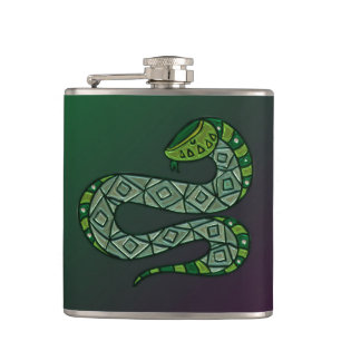 Cantil Arte Tribal de Cobra Legal Metalizada
