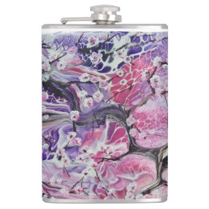 Cantil Árvore de flor de cereja rosa