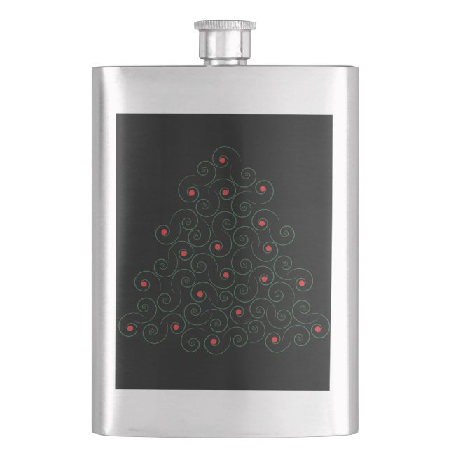 Cantil Árvore de Natal Curva Preta (Frente)