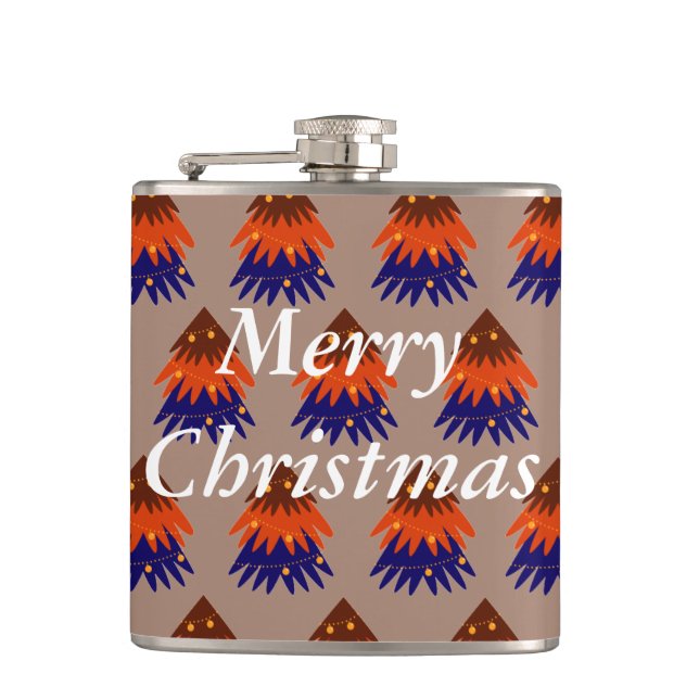 Cantil Árvore de Natal Multicolorida - Flask (Frente)