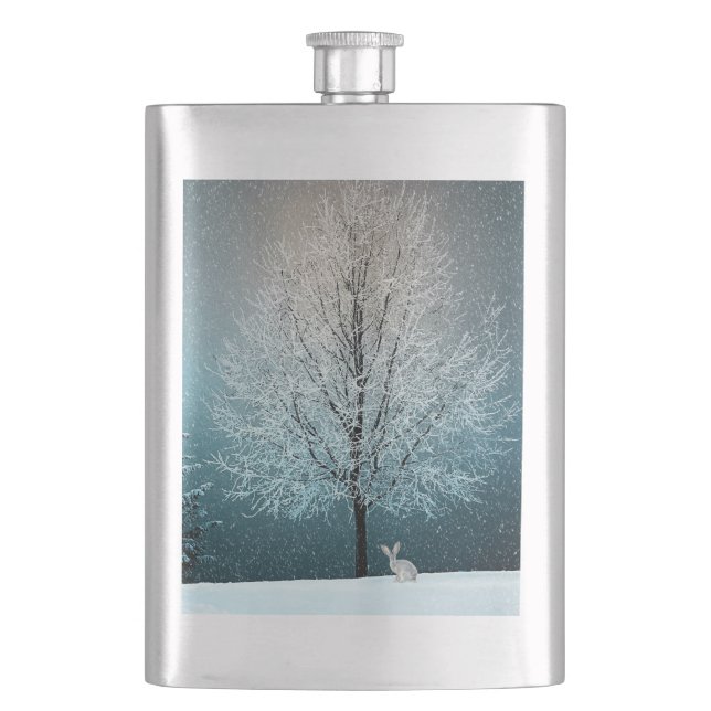 Cantil Árvore gelada à noite (Frente)