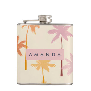 Cantil Árvore Tropical Sunset de Pastel Personalizada
