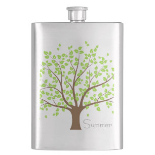 Cantil Árvore Verde de Verão