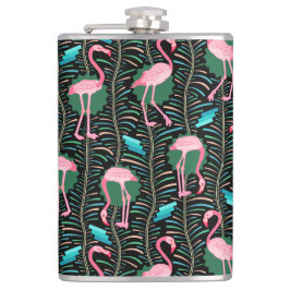 Cantil As samambaias dos pássaros 20s Deco do flamingo