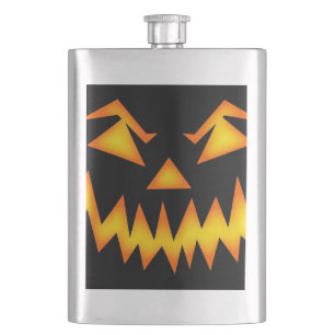 Cantil Assustador Jack O Lanterna Face