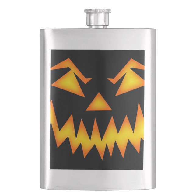 Cantil Assustador Jack O Lanterna Face (Frente)