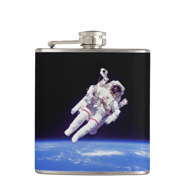 Cantil Astronauta Jetpack Spacewalk Earth Foto (Frente)