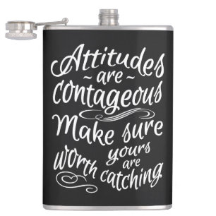 Cantil ATTITUDES nome personalizado e frasco para cores