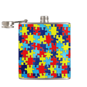 Cantil Autismo Awareness Quebra-cabeça por Shirley Taylo