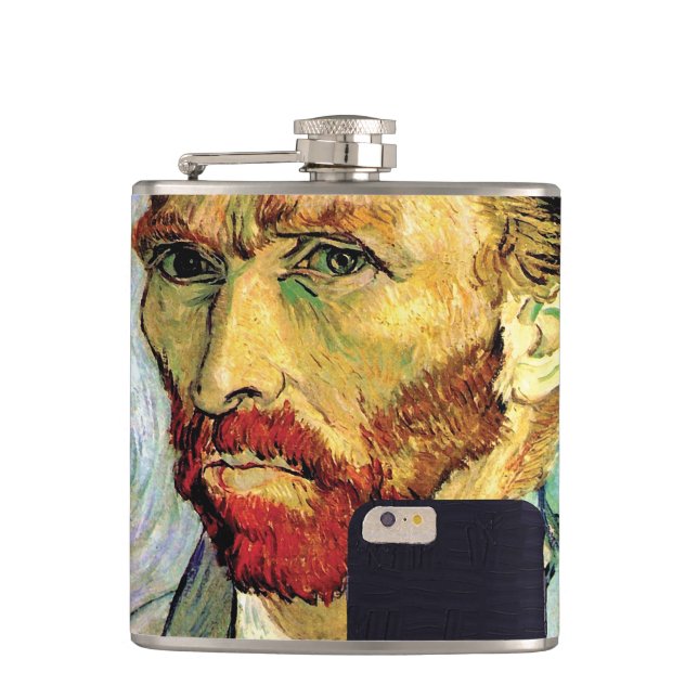 Cantil Autorretrato de Vincent Van Gogh com celular selfi (Frente)