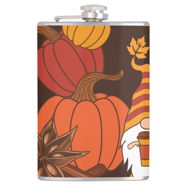 Cantil Autumn Pumpkins Gnome Spice Card (Frente)