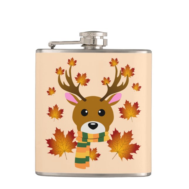 Cantil Autumn Scarf Deer Mapaves (Frente)