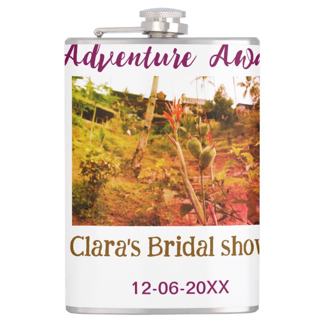 Cantil aventura em arrozais espera nome chá de noiva fa (Frente)