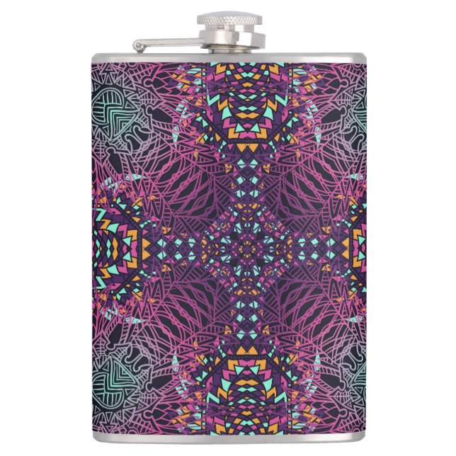 Cantil Aztec geométrico, padrão contínuo de safra. (Frente)