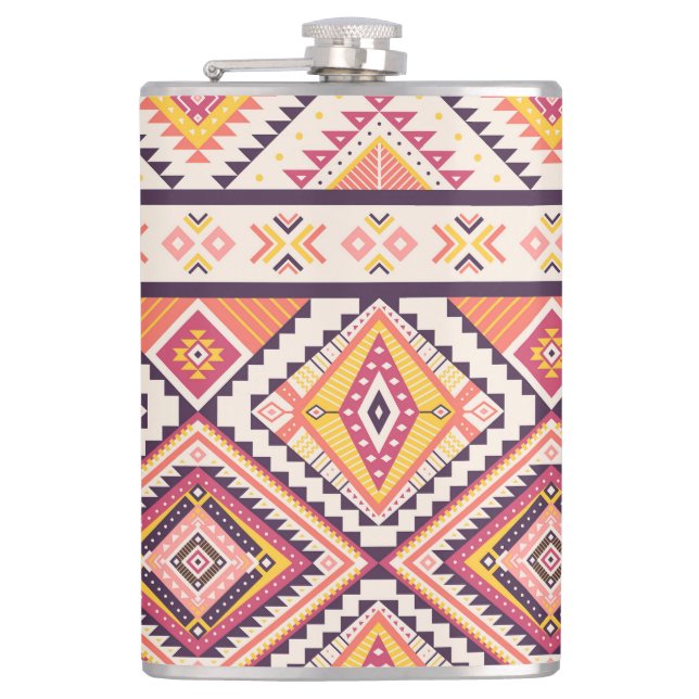 Cantil Aztec Tribal Esclarecida Sem Costura (Frente)