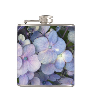 Cantil Azul Roxo Hydrangea Vinil Frasco Molhado