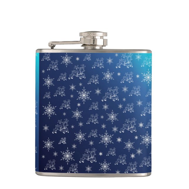 Cantil azul,rrena, estrela, estrelas, floco de neve, nata (Frente)